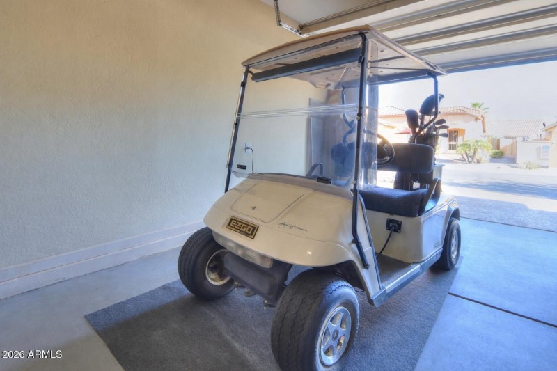 Golf cart included!