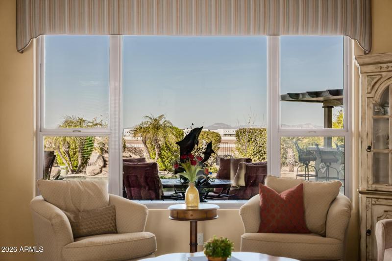 Beautiful views of the pool area