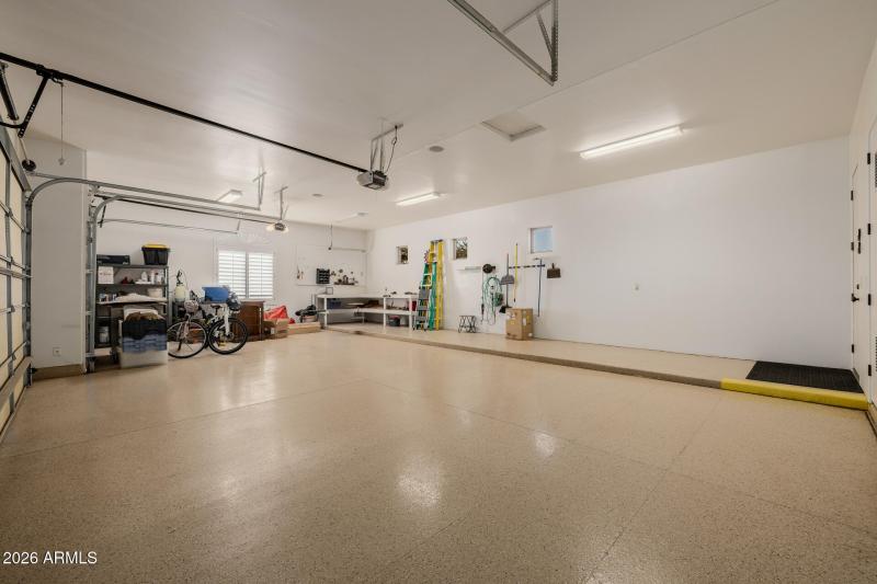 Oversized 3 car garage