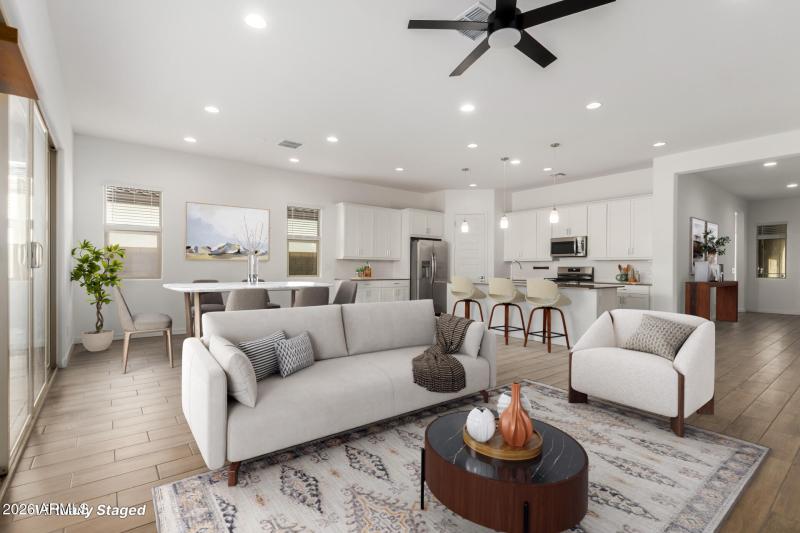 Virtually Staged Great Room