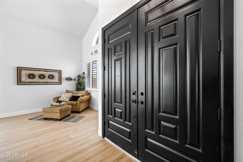 Interior front door