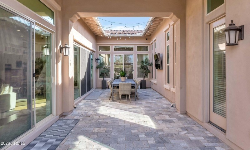 Rear Courtyard