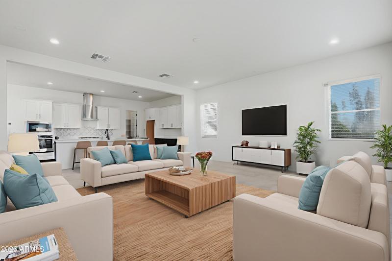 Great Room off opens to Kitchen