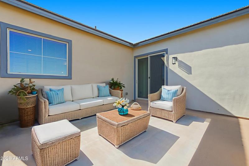 Upstairs balcony off primary bedroom