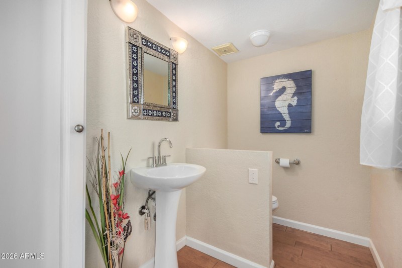 Half bath downstairs