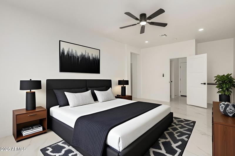 stage master bedroom