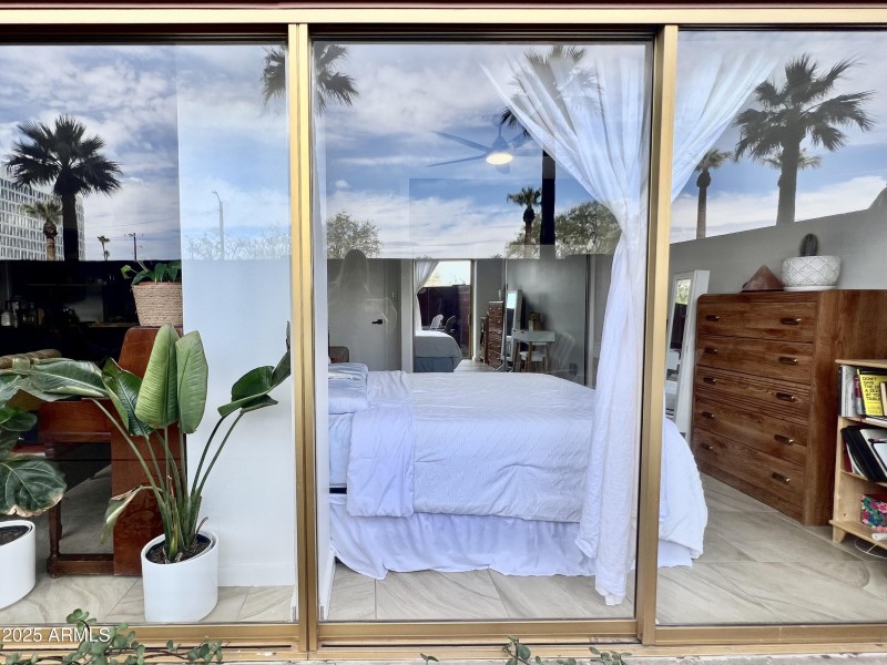 bedroom outside in