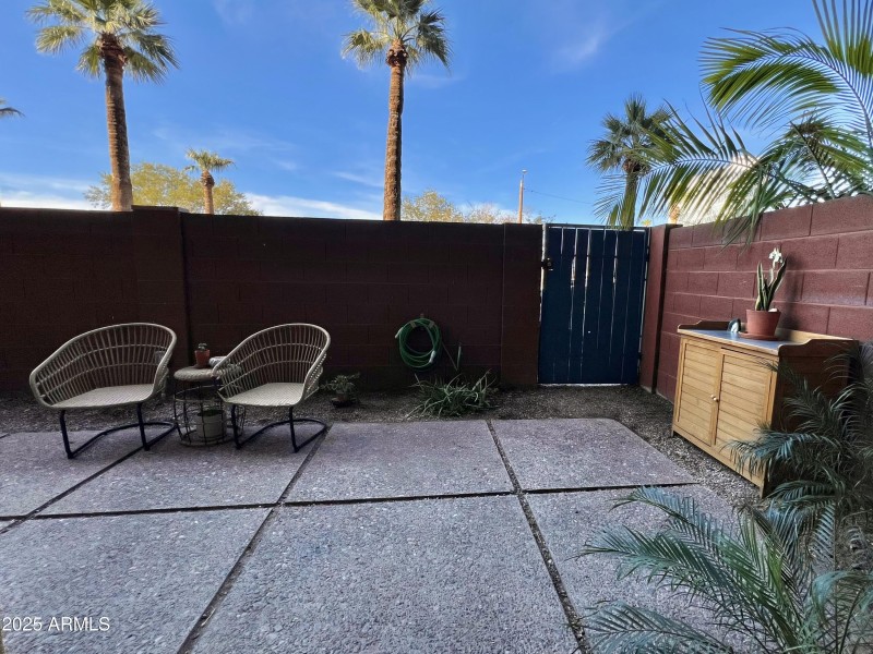 Outside patio N