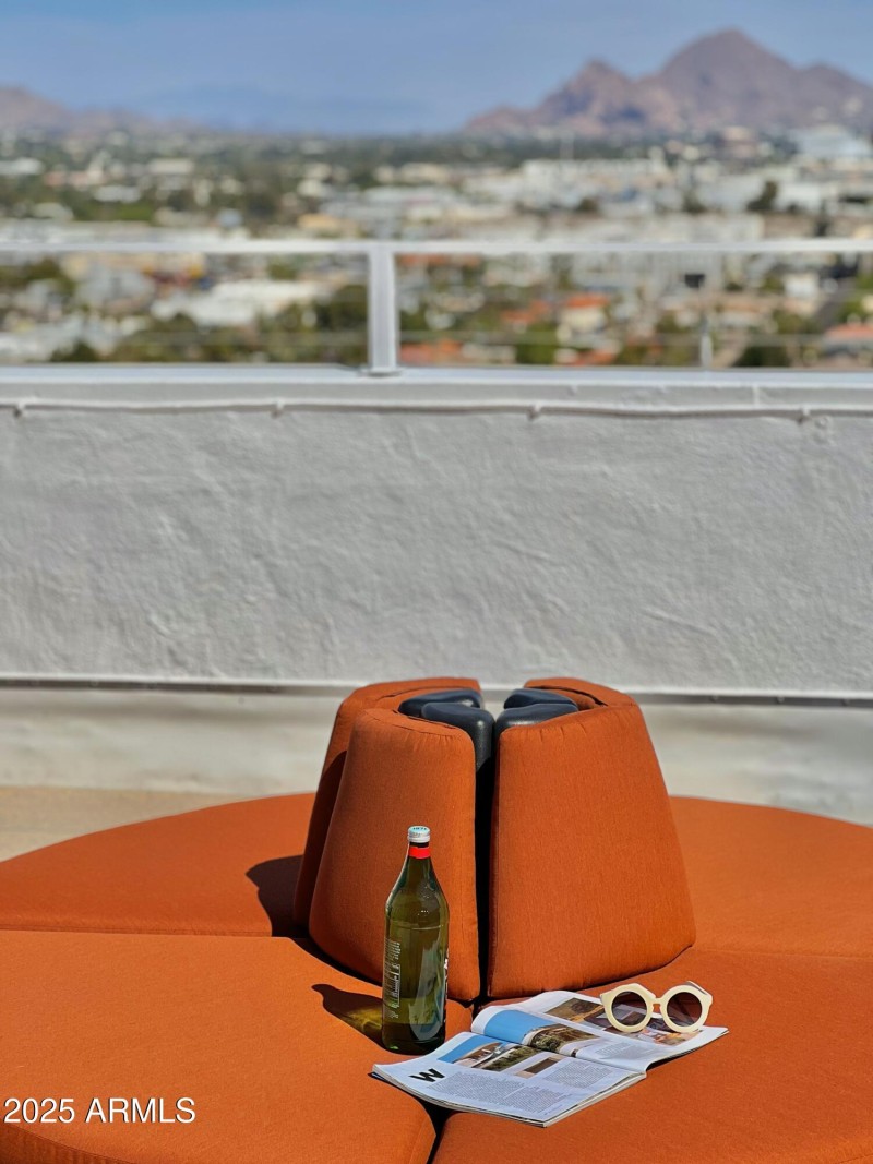 roof top lounging