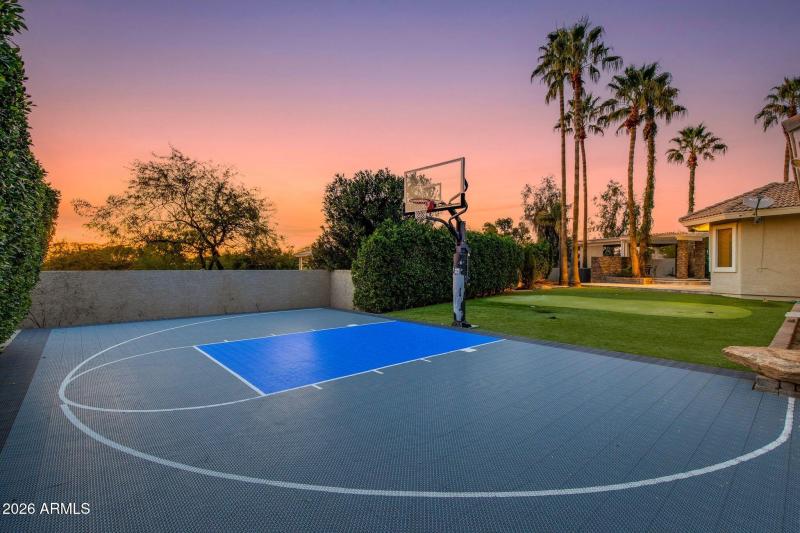 Outdoor Basketball Court