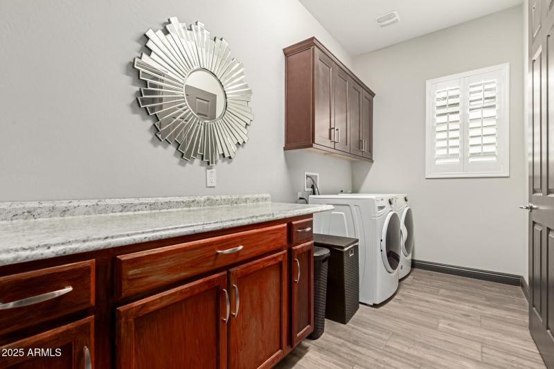 Expanded Laundry room