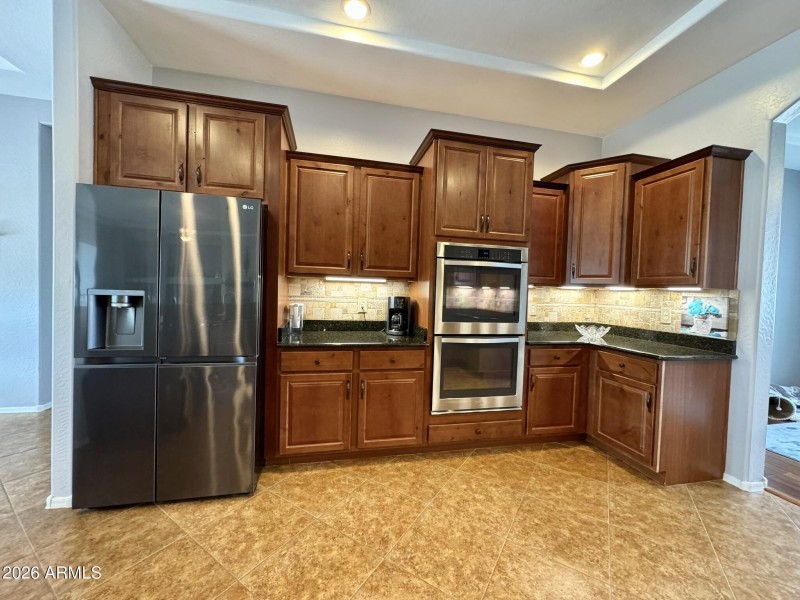 Doule Oven and SS Fridge
