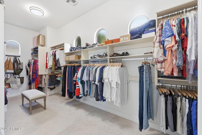 Large walk-in closet