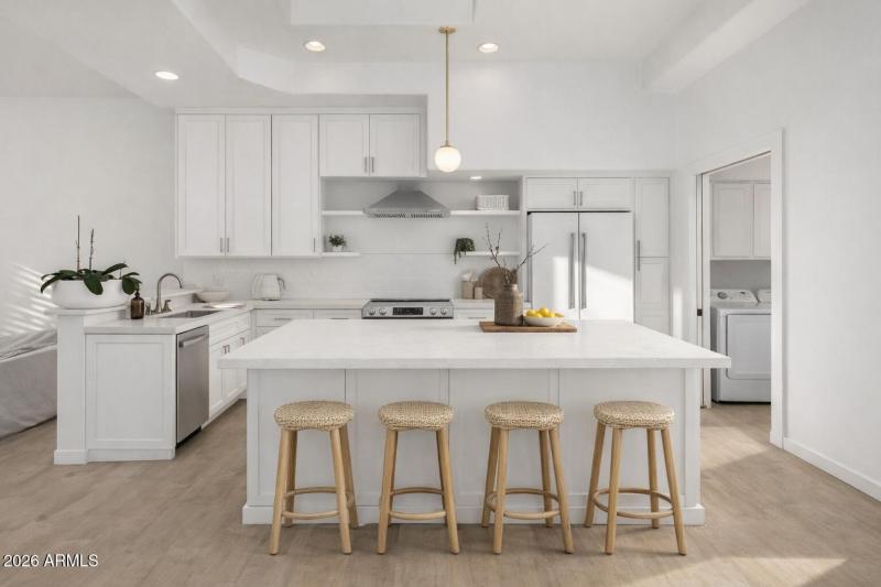 RENDERING OF KITCHEN