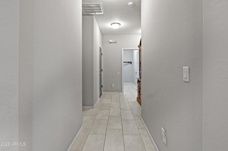 Hall to Laundry and Garage