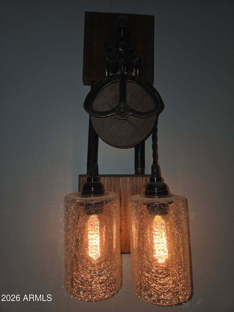 hall custom made light sconce