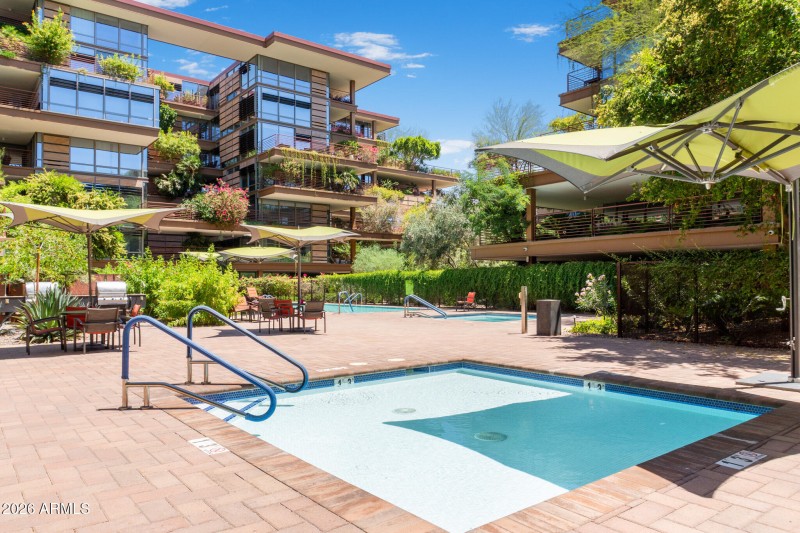 Outdoor Pool and Hot Tub