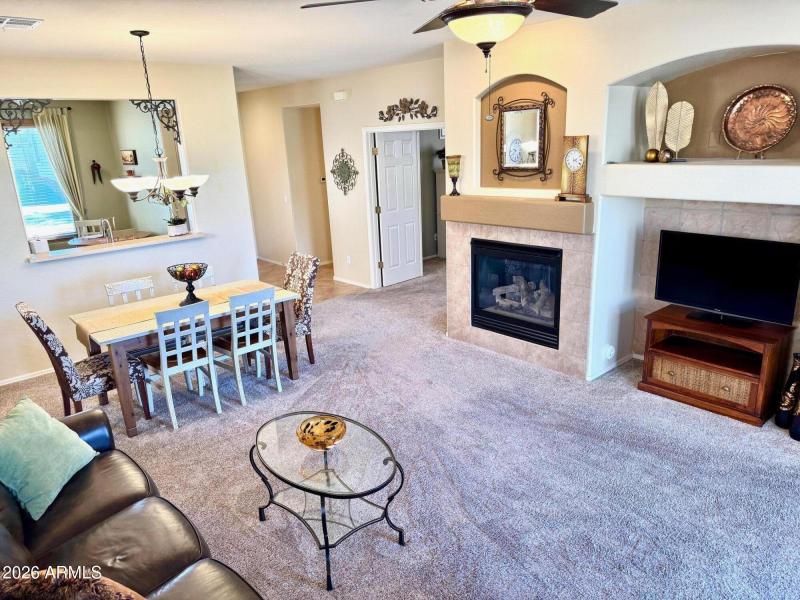 Family Room with Fireplace