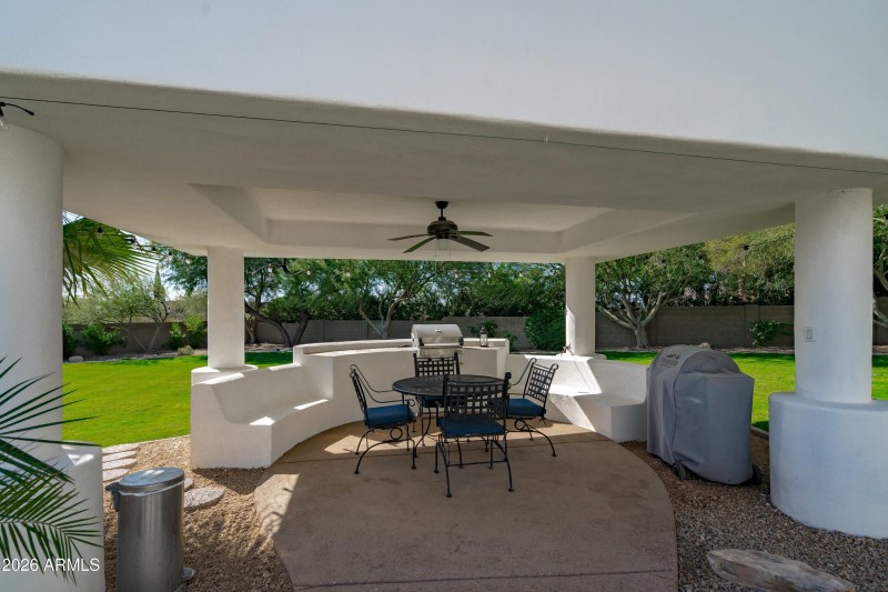 104-Covered Patio BBQ