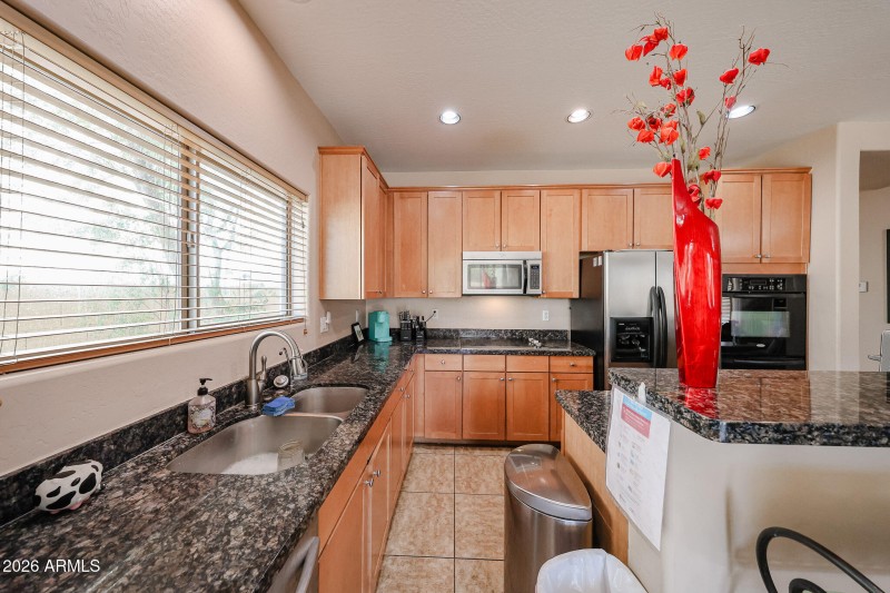 Granite Counters at Kitchen