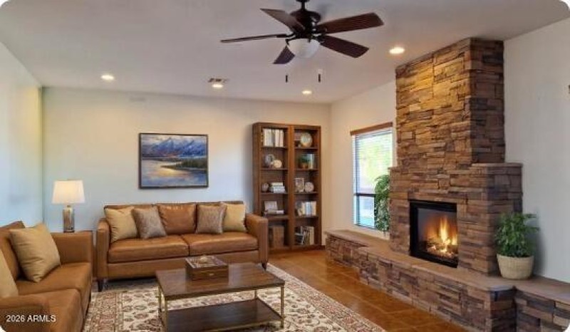 Virtually staged opt 3 furn placement