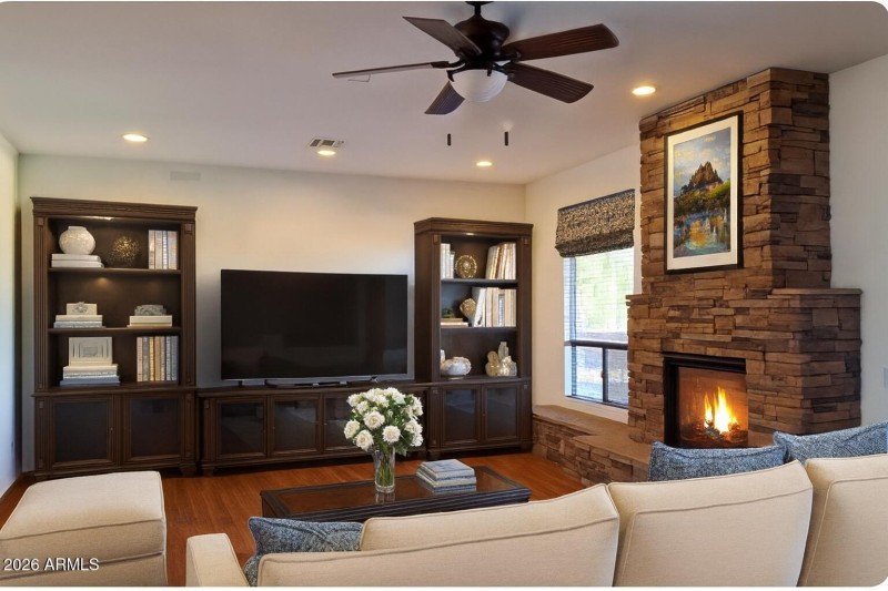 Virtually staged opt 4 furn placement