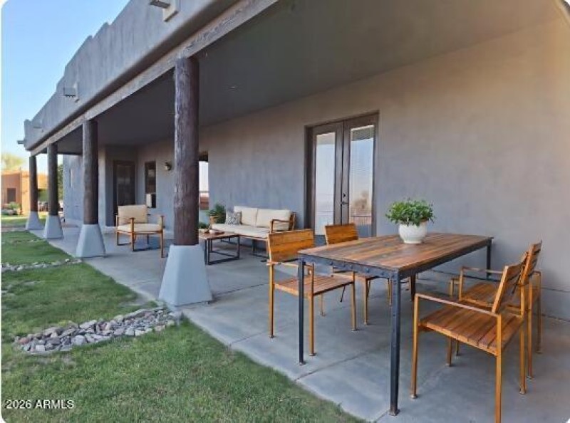 Patio Virtually Staged