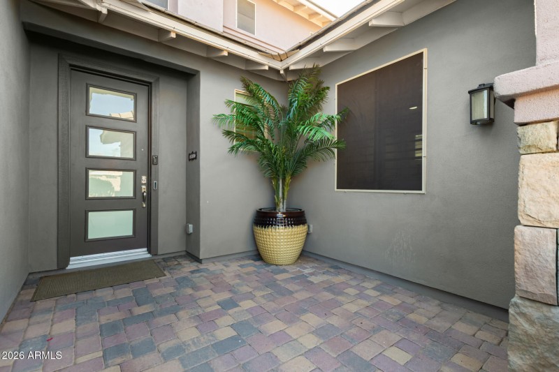 Front courtyard entrance