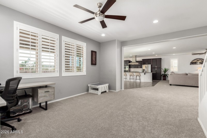 Flex area adjacent to Great Room