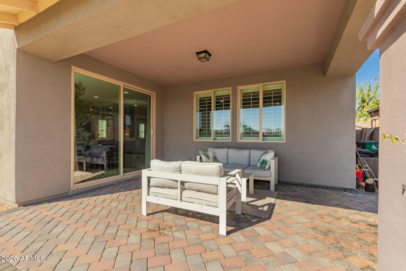 Covered Patio area