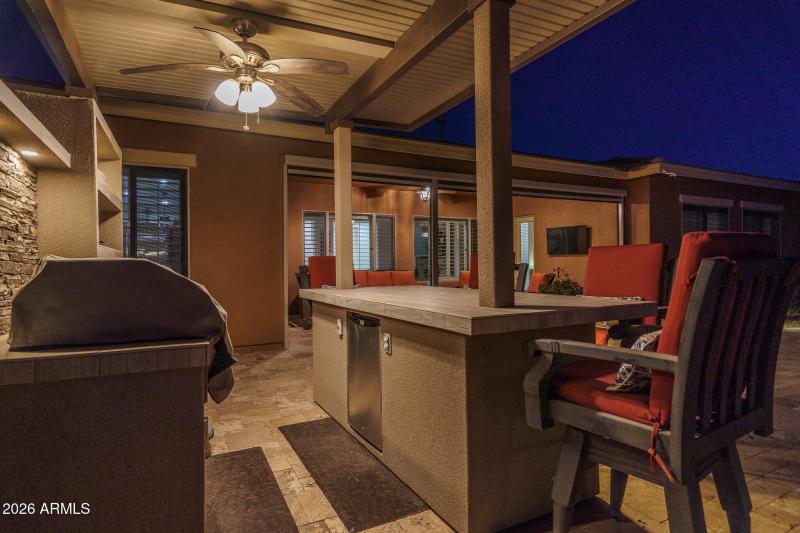 45) OUTDOOR KITCHEN