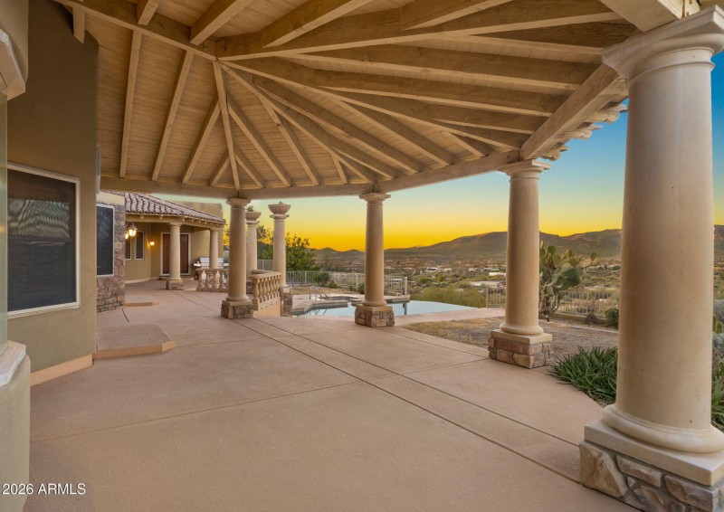 Backyard patio