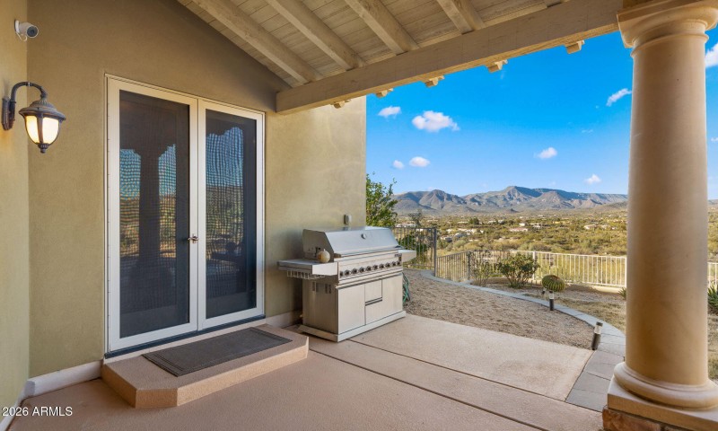 Covered patio