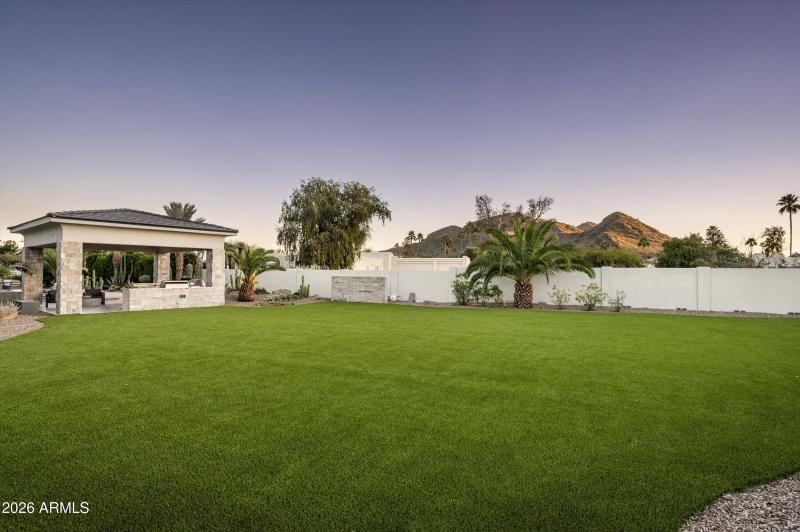 Mountain views from the backyard