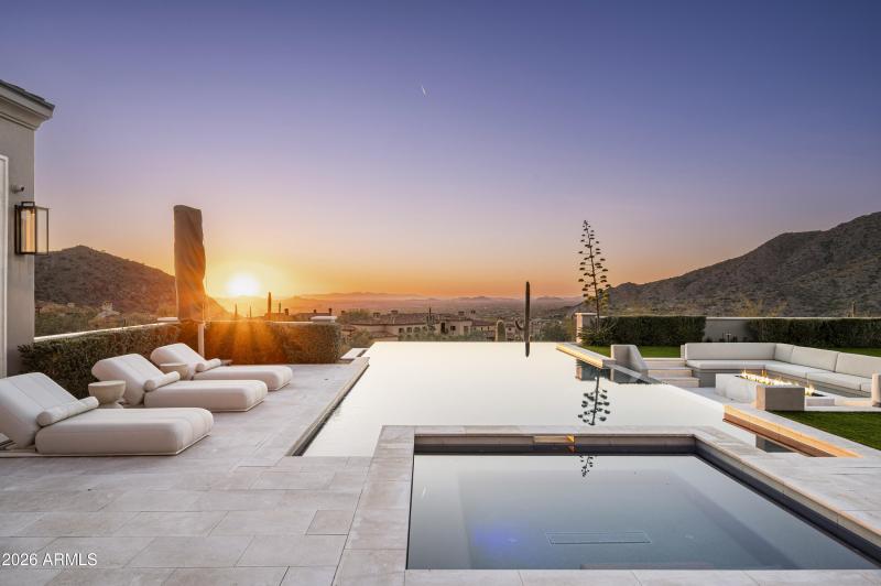 Sunsets from Pool/Spa