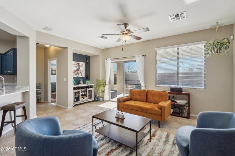 Living Room off Kitchen