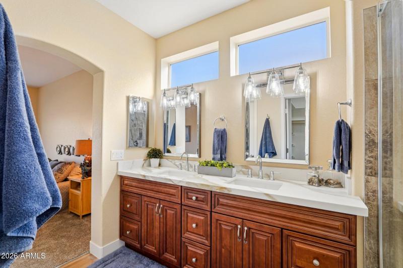 Double Sinks/New Mirror & Lightings