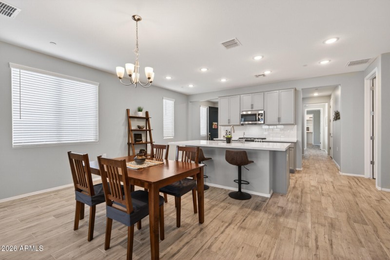 Dining towards Kitchen & Foyer