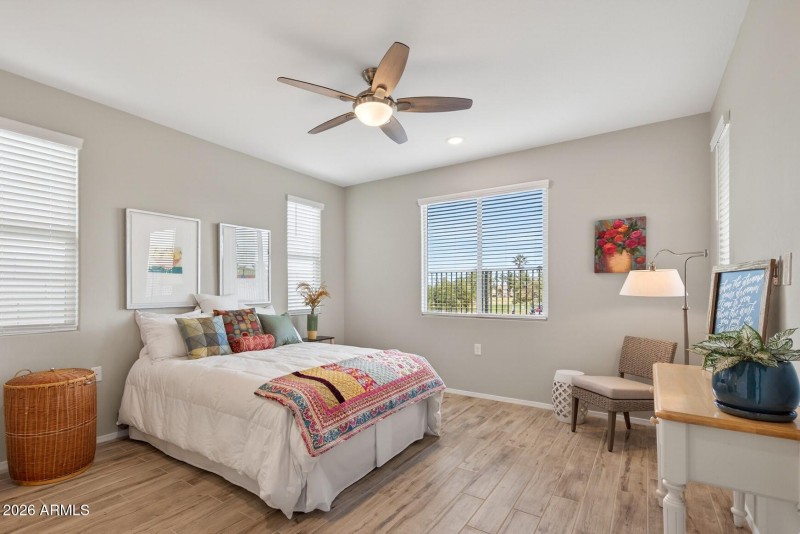 Primary Bedroom towards GOLF view