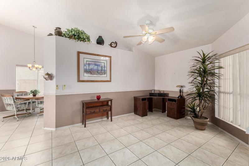 Dining or office space