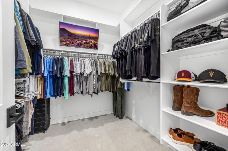 Primary Closet - His