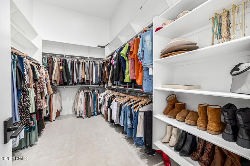 Primary Closet - Hers