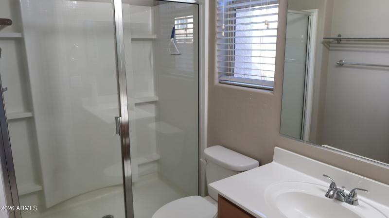 Casita Bathroom with Glass Shower
