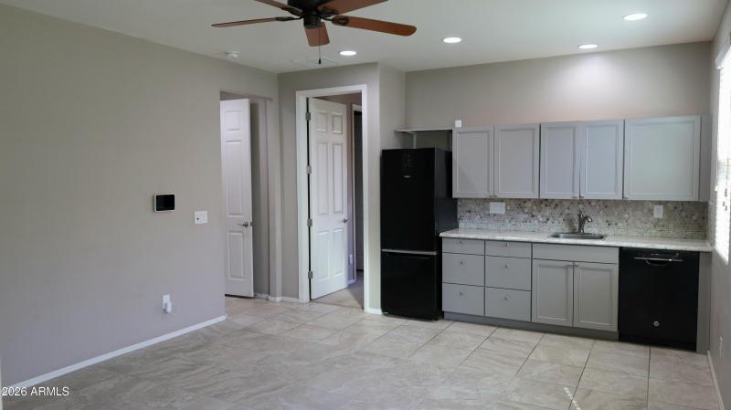 Casita Living Area & Kitchenette