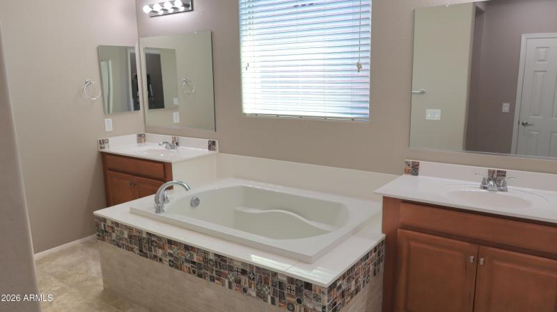 Dual Vanity Primary Bathroom