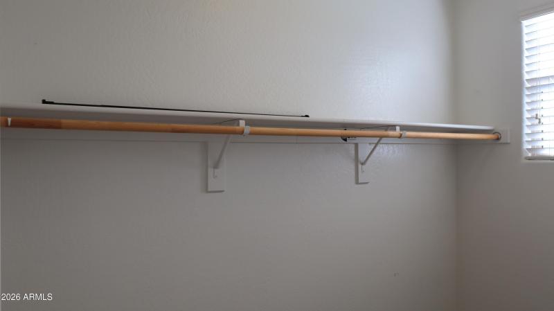 Walk-In Closet Storage Space