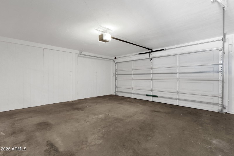 Two car garage