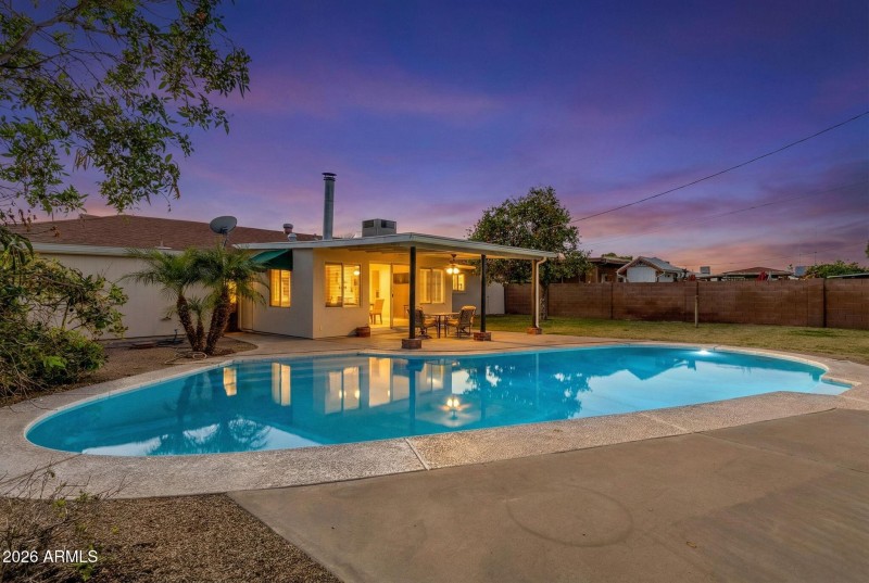 Twilight pool