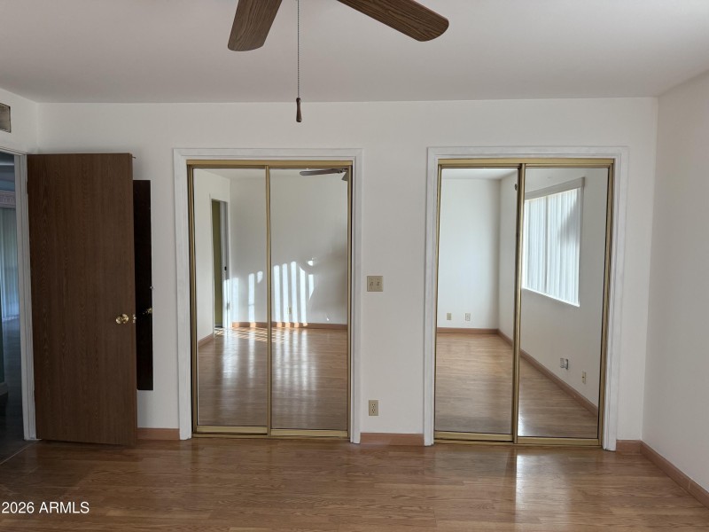 Primary bedroom closets