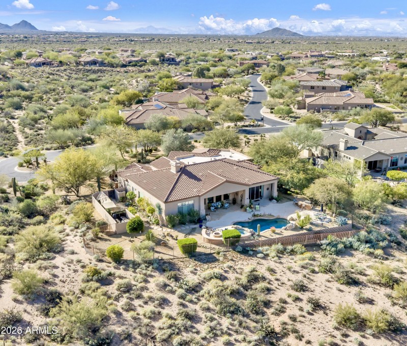 Rear of home looking Southwest